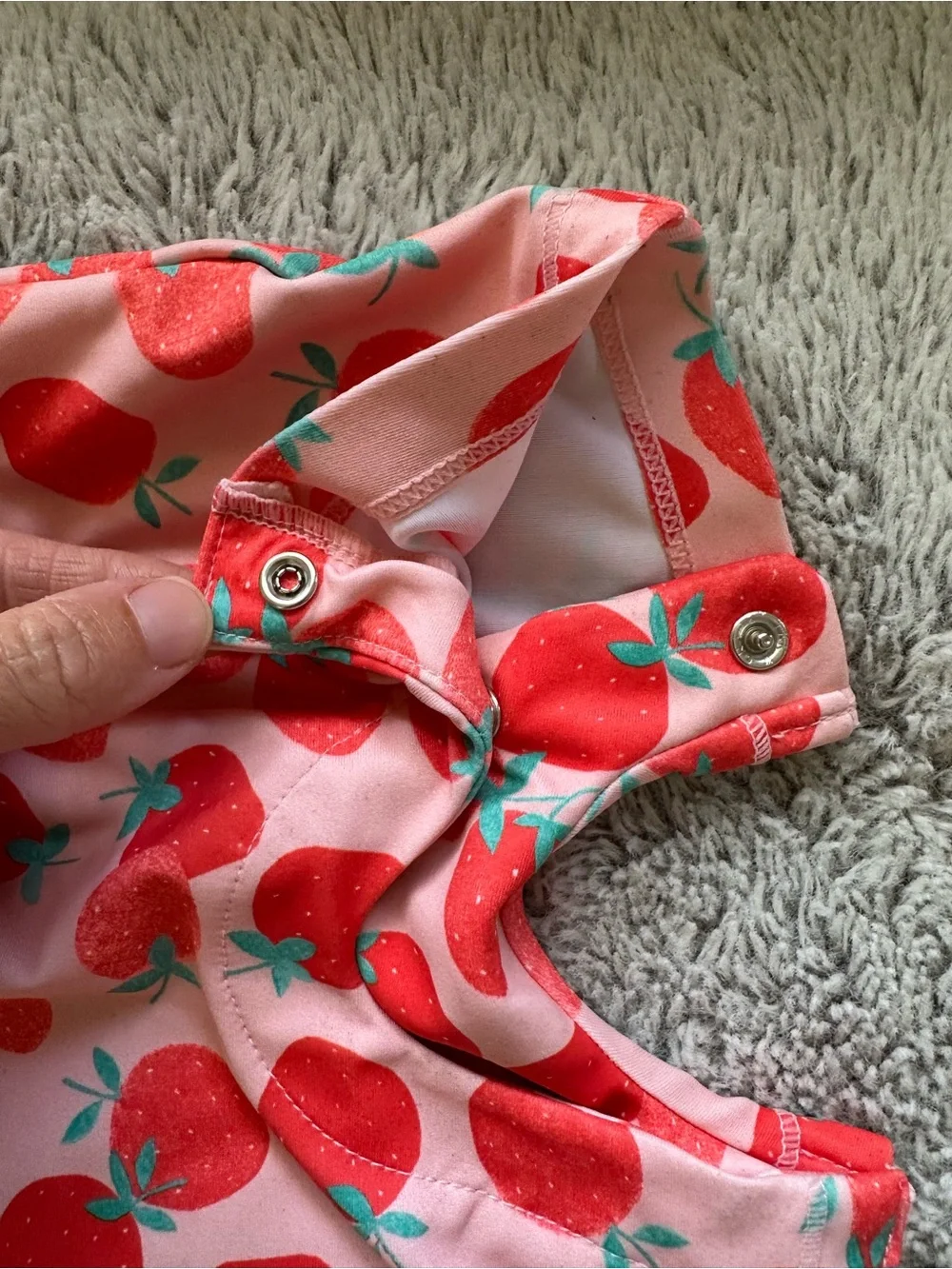 Baby GAP | Strawberry One Piece Bathing Suit, Size 6-12 Mo ✨